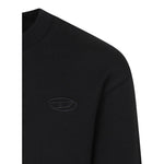 Diesel Felpa Chiusa Girocollo tinta unita con Logo Nero per Bambino J02274 NERO DIESEL 