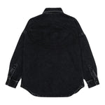 Diesel Camicia Manica Lunga tinta unita In Denim Nero per Bambino J02307 NERO DIESEL 