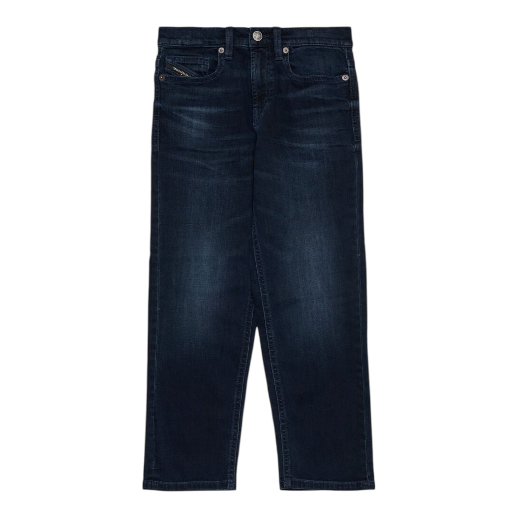 Diesel Jeans tinta unita con Girovita Regolabile Blu per Bambino J02344 BLU DIESEL 
