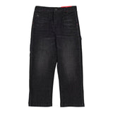 Diesel Jeans tinta unita con Girovita Regolabile Nero per Bambino J02361 NERO DIESEL 