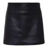 Diesel Gonna tinta unita In Ecopelle Nero per Bambina J02367 NERO DIESEL 
