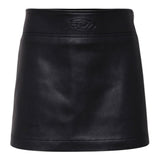 Diesel Gonna tinta unita In Ecopelle Nero per Bambina J02367X NERO DIESEL 