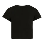 Diesel T-Shirt tinta unita con Paillettes Nero per Bambina J02371 NERO DIESEL 