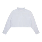 Diesel Camicia Modello Crop tinta unita Bianco per Bambina J02373X BIANCO DIESEL 
