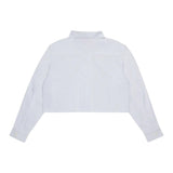 Diesel Camicia Modello Crop tinta unita Bianco per Bambina J02373X BIANCO DIESEL 