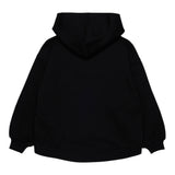 Diesel Felpa tinta unita con Cappuccio E Zip Nero per Bambino J02386 NERO DIESEL 