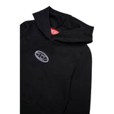 Diesel Felpa tinta unita con Cappuccio E Stampa Nero per Bambina J02416XX NERO DIESEL 