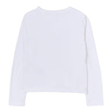Diesel Shirt tinta unita con Logo Bianco per Bambina J02431 BIANCO DIESEL 
