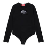 Diesel Body Tinta Uinita con Logo Nero per Bambina J02433XX NERO DIESEL 