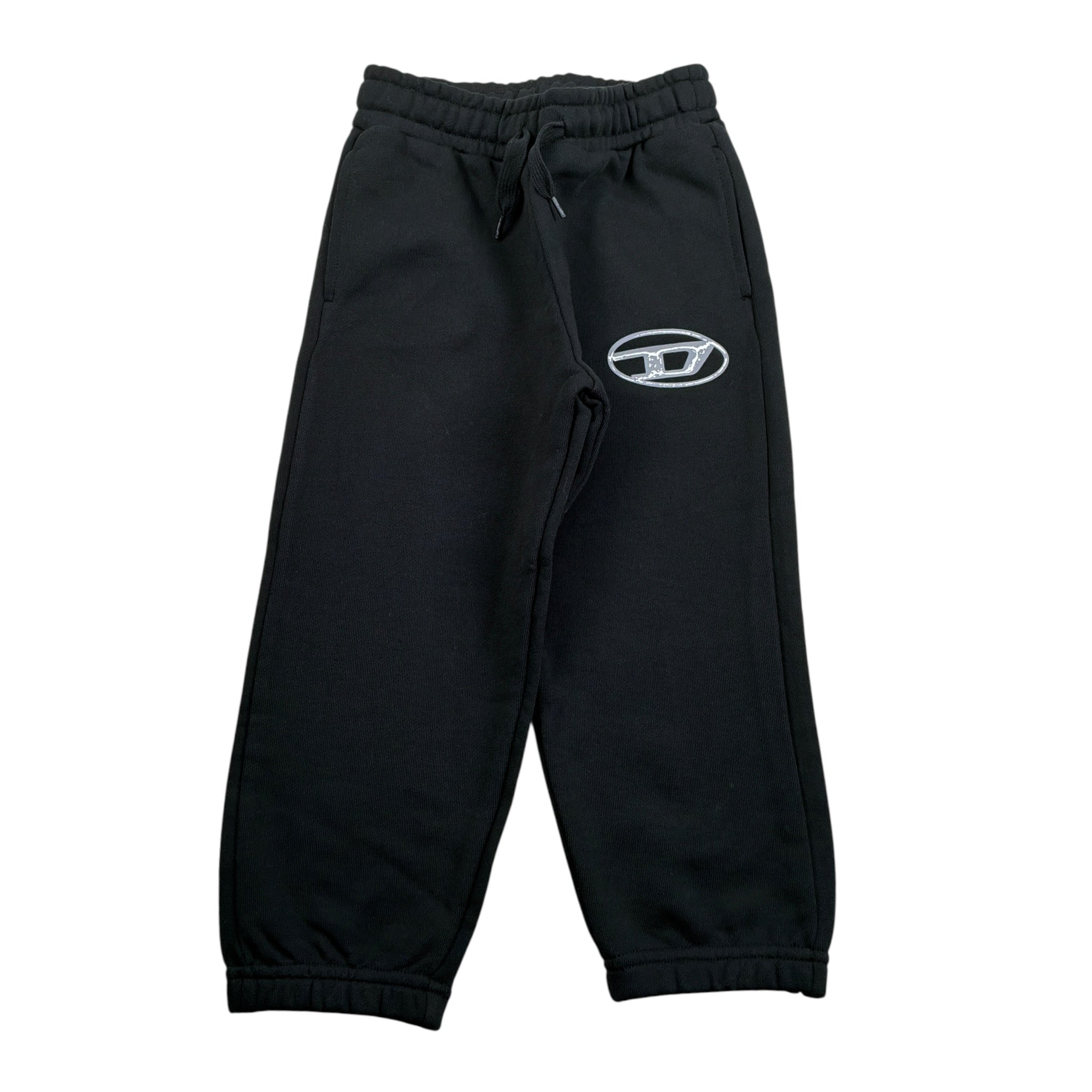 Diesel Pantalone Modello Tuta tinta unita con Logo Nero per Bambino J02457 NERO DIESEL 