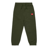 Diesel Pantalone Tuta tinta unita con Logo Verde per Bambino J02461X VERDE DIESEL 