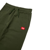 Diesel Pantalone Tuta tinta unita con Logo Verde per Bambino J02461X VERDE DIESEL 