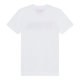 Diesel T-Shirt Girocollo tinta unita con Stampa Bianco per Bambino J02475 BIANCO DIESEL 