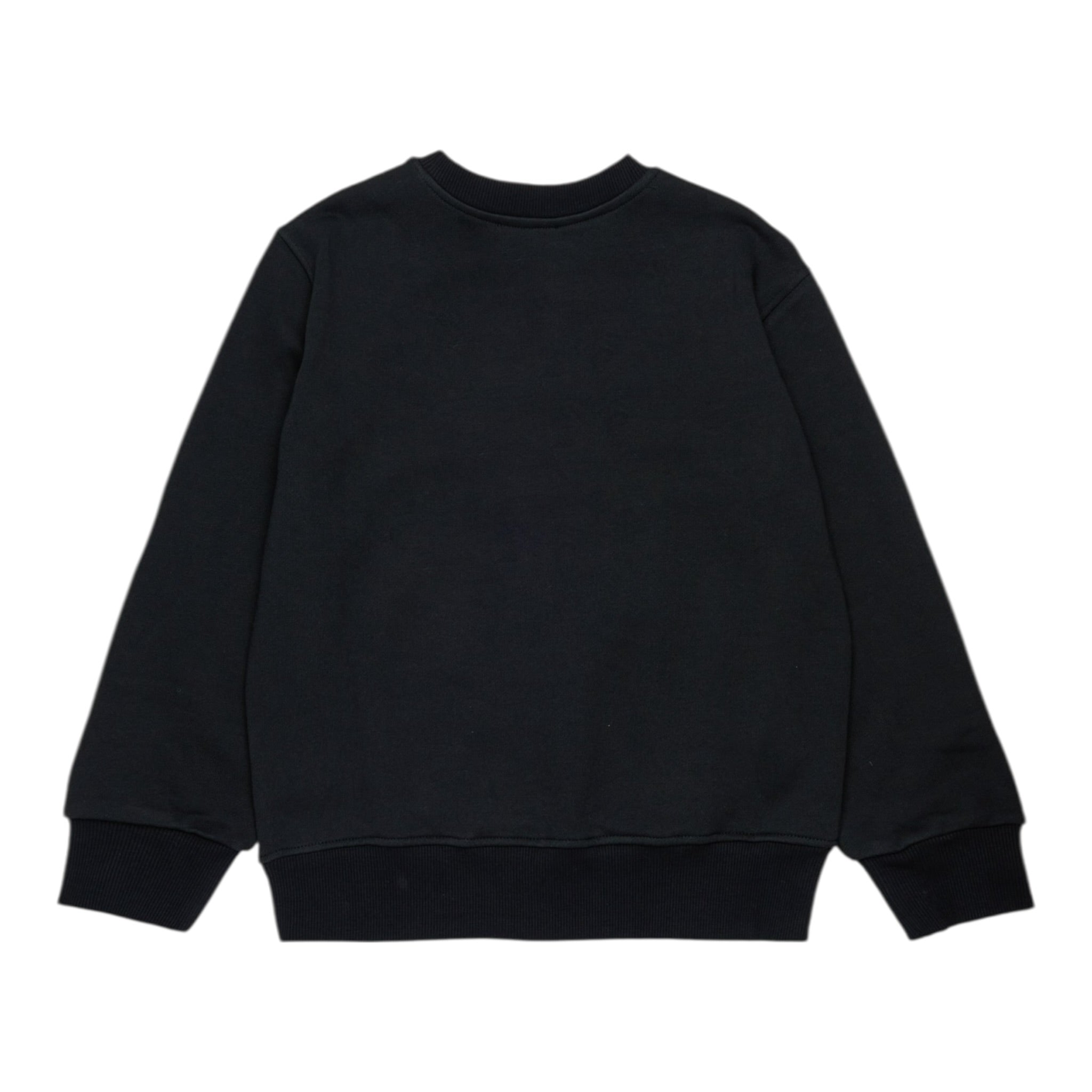 Diesel Felpa Chiusa Girocollo tinta unita Nero per Bambino J02482 NERO DIESEL 
