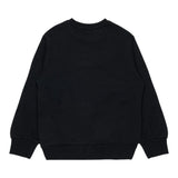 Diesel Felpa tinta unita con Logo Nero per Bambino J02486XX NERO DIESEL 