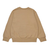 Diesel Felpa tinta unita con Logo Beige per Bambino J02486XXX BEIGE DIESEL 