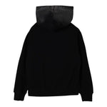 Diesel Felpa tinta unita con Cappuccio Nero per Bambino J02492 NERO DIESEL 