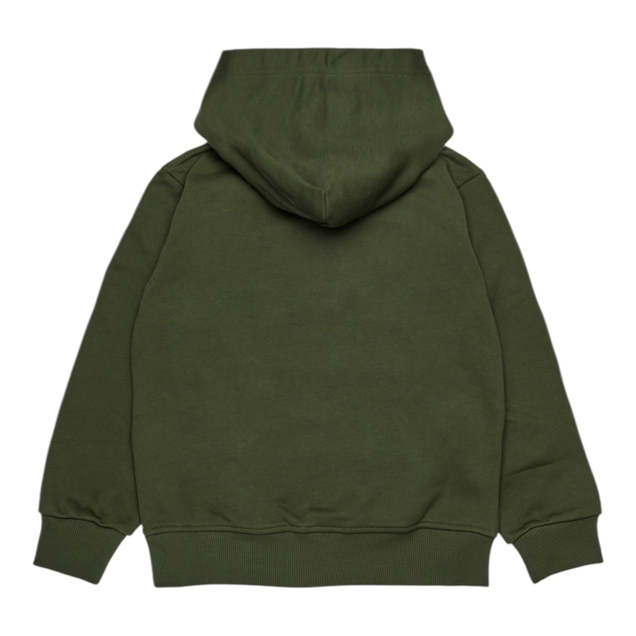 Diesel Felpa Chiusa tinta unita con Cappuccio Verde per Bambino J02502 VERDE DIESEL 