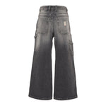 Diesel Jeans tinta unita Modello A Palazzo Grigio per Bambina J02511 GRIGIO DIESEL 