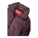 Diesel Giubbino tinta unita con Zip Viola per Bambina J02525X VIOLA DIESEL 