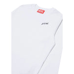 Diesel Shirt tinta unita con Logo Bianco per Bambino J02528 BIANCO DIESEL 