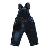 Diesel Salopette tinta unita In Denim Blu per Neonato K00101 BLU DIESEL 
