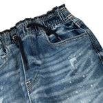 Diesel Jeans tinta unita con Elastico In Vita Blu per Neonato K00239 BLU DIESEL 