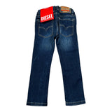 Diesel Jeans tinta unita con Girovita Regolabile Blu per Neonato K00242 BLU DIESEL 