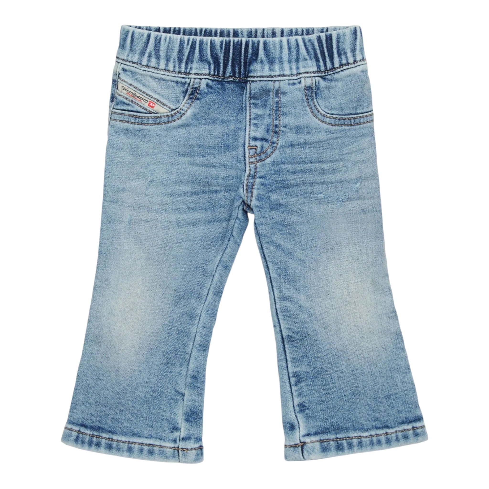 Diesel Jeans tinta unita Modello Zampa Azzurro per Neonata K00649 AZZURRO DIESEL 