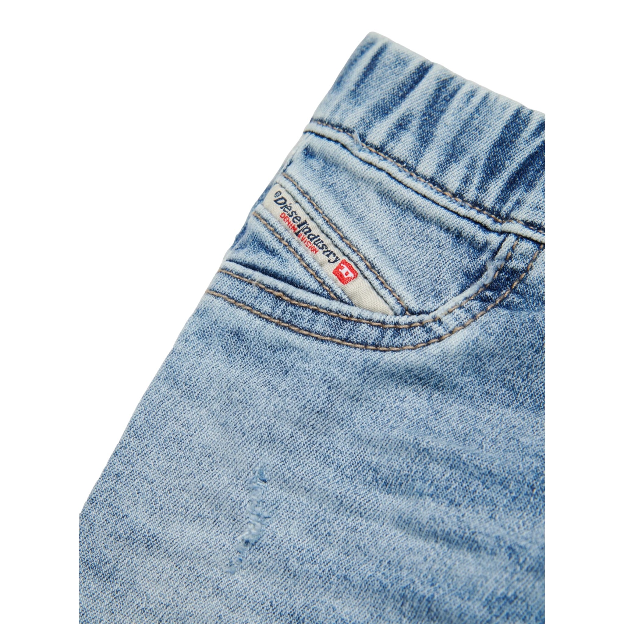 Diesel Jeans tinta unita Modello Zampa Azzurro per Neonata K00649 AZZURRO DIESEL 