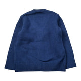 Diesel Cardigan tinta unita con Logo Blu per Neonato K00684 BLU DIESEL 
