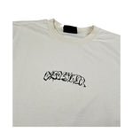 Disclaimer Shirt Girocollo tinta unita con Logo Panna per Bambino 25IDK58209 PANNA DISCLAIMER 
