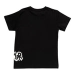 Disclaimer T-Shirt Girocollo tinta unita con Stampe Nero per Bambino 25IDK58615 NERO DISCLAIMER 