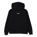 Disclaimer Felpa Chiusa con Cappuccio tinta unita con Logo Nero per Bambino 25IDK58645 NERO DISCLAIMER 