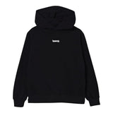 Disclaimer Felpa Chiusa con Cappuccio tinta unita con Logo Nero per Bambino 25IDK58645 NERO DISCLAIMER 