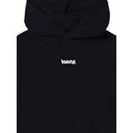 Disclaimer Felpa Chiusa con Cappuccio tinta unita con Logo Nero per Bambino 25IDK58645XX NERO DISCLAIMER 