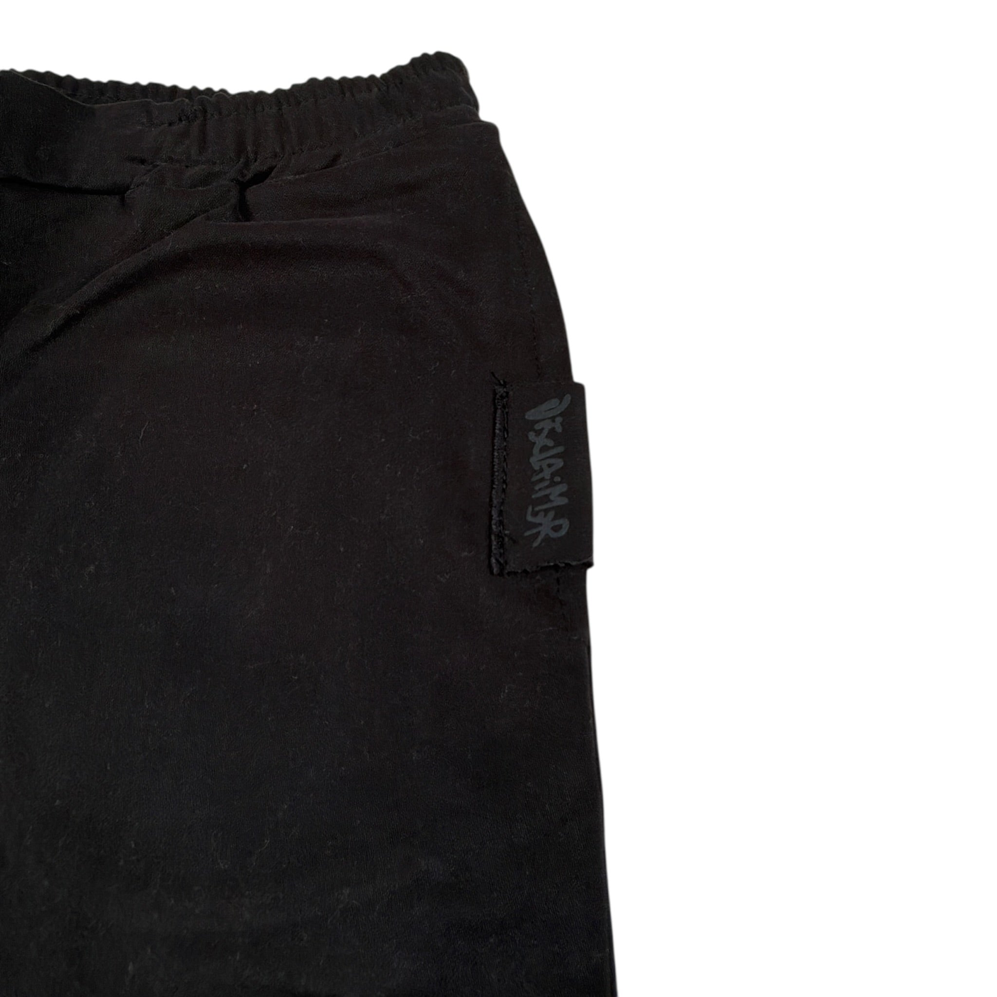 Disclaimer Pantalone tinta unita con Elastico In Vita Nero per Bambino 25IDK58662 NERO DISCLAIMER 