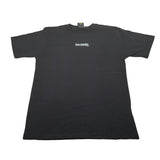 Disclaimer T-Shirt Girocollo tinta unita con Logo Nero per Bambino 25IDK58677 NERO DISCLAIMER 