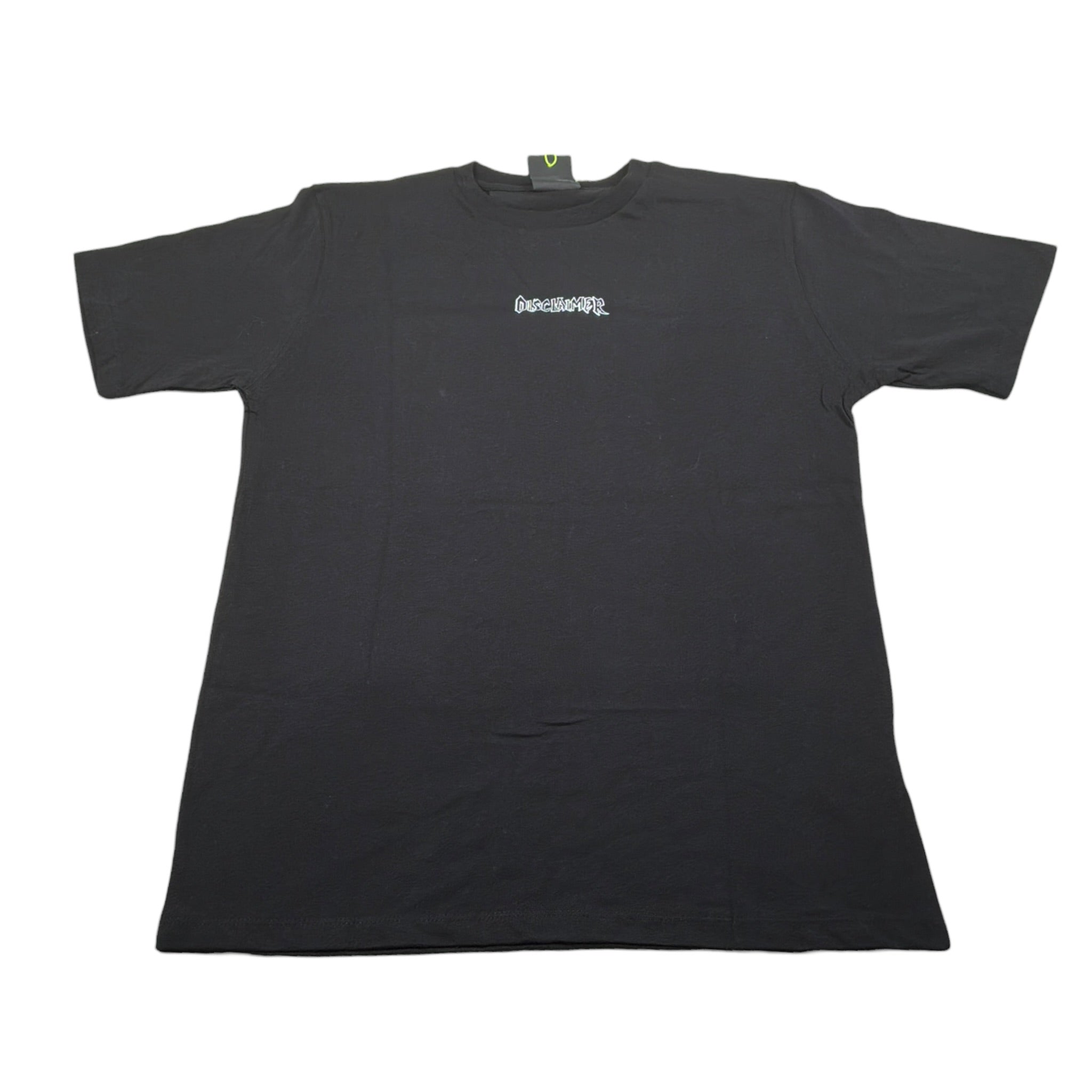 Disclaimer T-Shirt Girocollo tinta unita con Logo Nero per Bambino 25IDK58677 NERO DISCLAIMER 