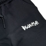 Disclaimer Pantalone Modello Tuta tinta unita con Stampa Nero per Bambino 25IDK58682 NERO DISCLAIMER 