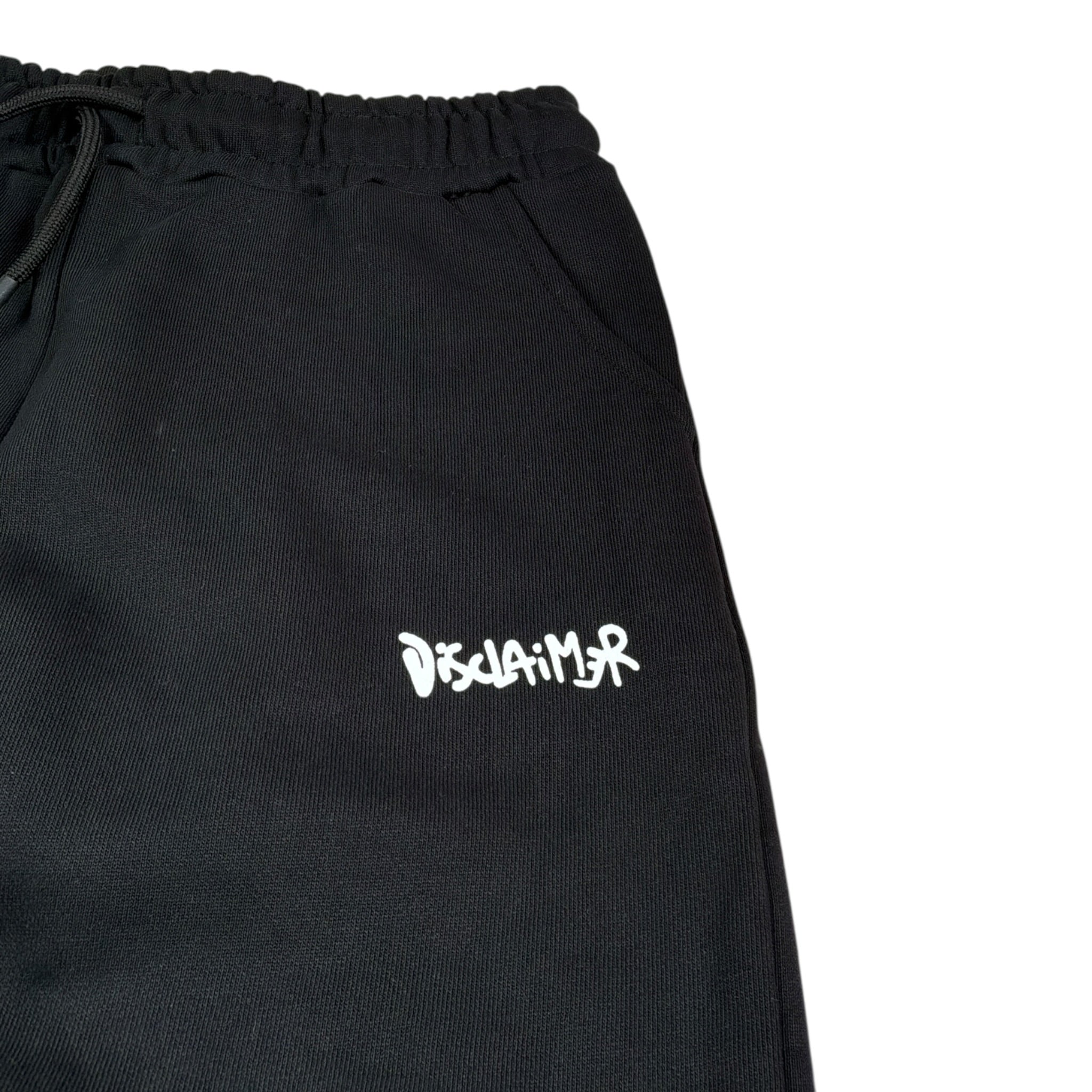 Disclaimer Pantalone Modello Tuta tinta unita con Stampa Nero per Bambino 25IDK58682X NERO DISCLAIMER 