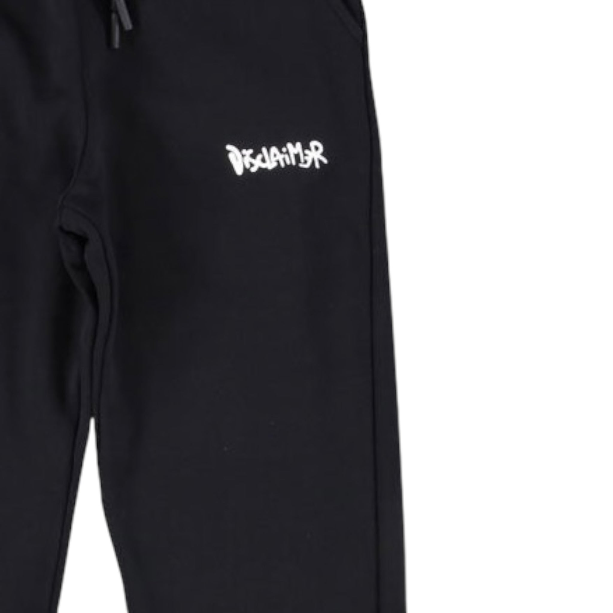 Disclaimer Pantalone Modello Tuta tinta unita con Stampa Nero per Bambino 25IDK58682XX NERO DISCLAIMER 