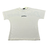 Disclaimer T-Shirt Girocollo tinta unita con Stampa Panna per Bambina 25IDK58704 PANNA DISCLAIMER 