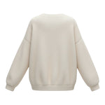Dixie Cardigan tinta unita con Pelliccia Beige per Bambina LG32260G79 BEIGE DIXIE 