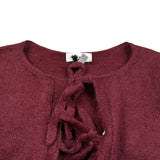 Dixie Cardigan tinta unita Bordeaux per Bambina NB55230G79 BORDEAUX DIXIE 