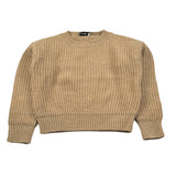 Dixie Maglia tinta unita Girocollo Cammello per Bambina NB69230G79X CAMMELLO DIXIE 