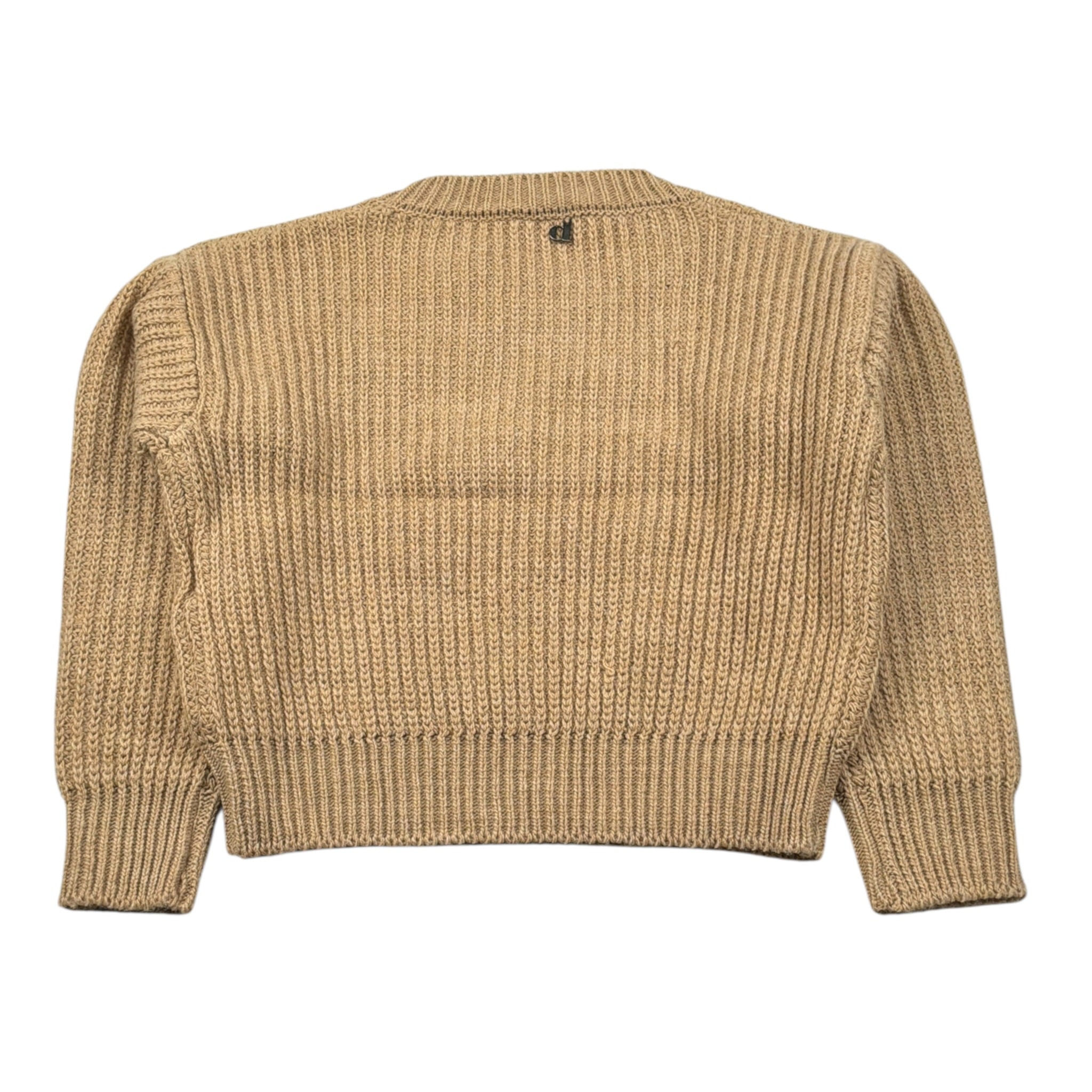 Dixie Maglia tinta unita Girocollo Cammello per Bambina NB69230G79X CAMMELLO DIXIE 