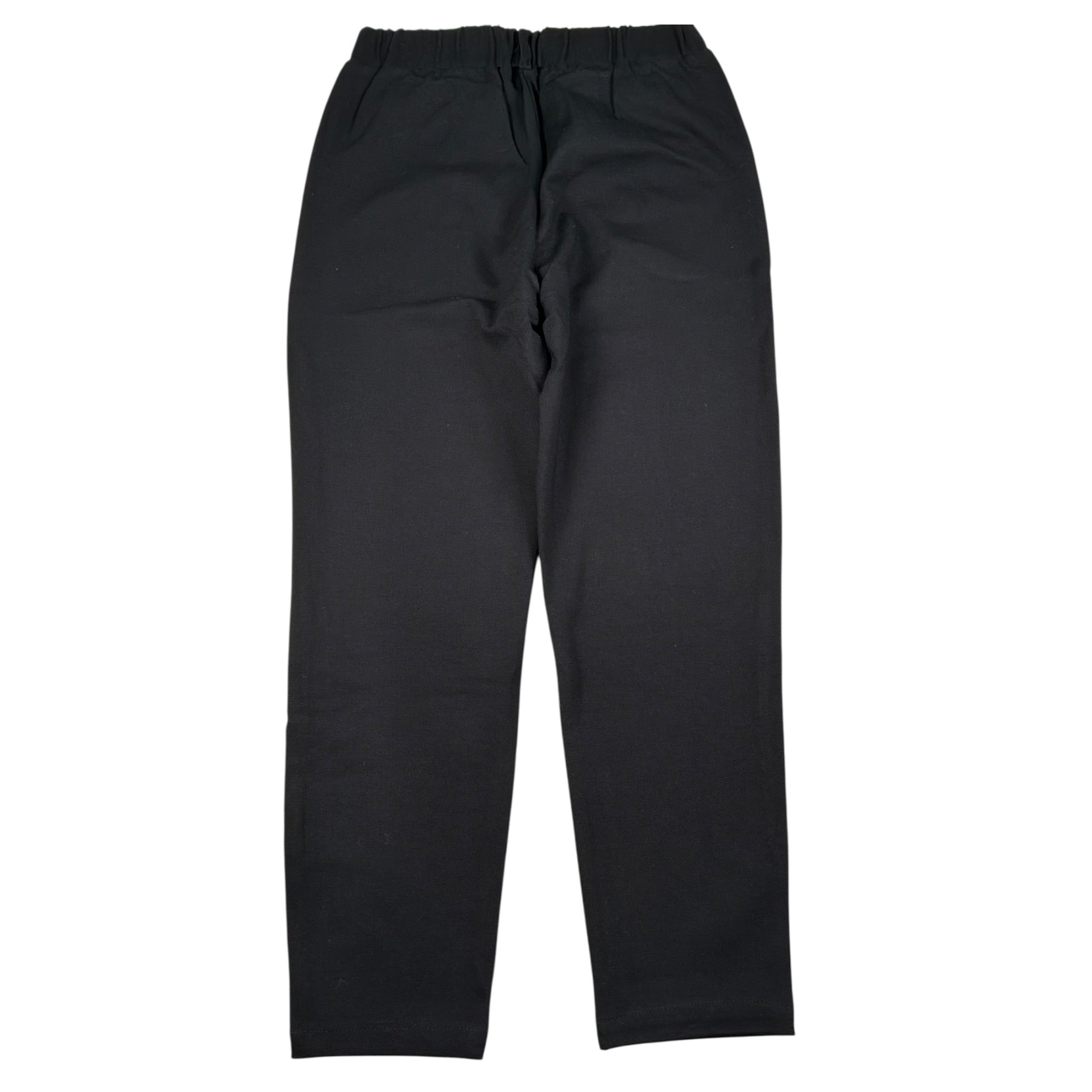 Dixie Pantalone tinta unita con Elastico In Vita Nero per Bambina PE53172G56 NERO DIXIE 