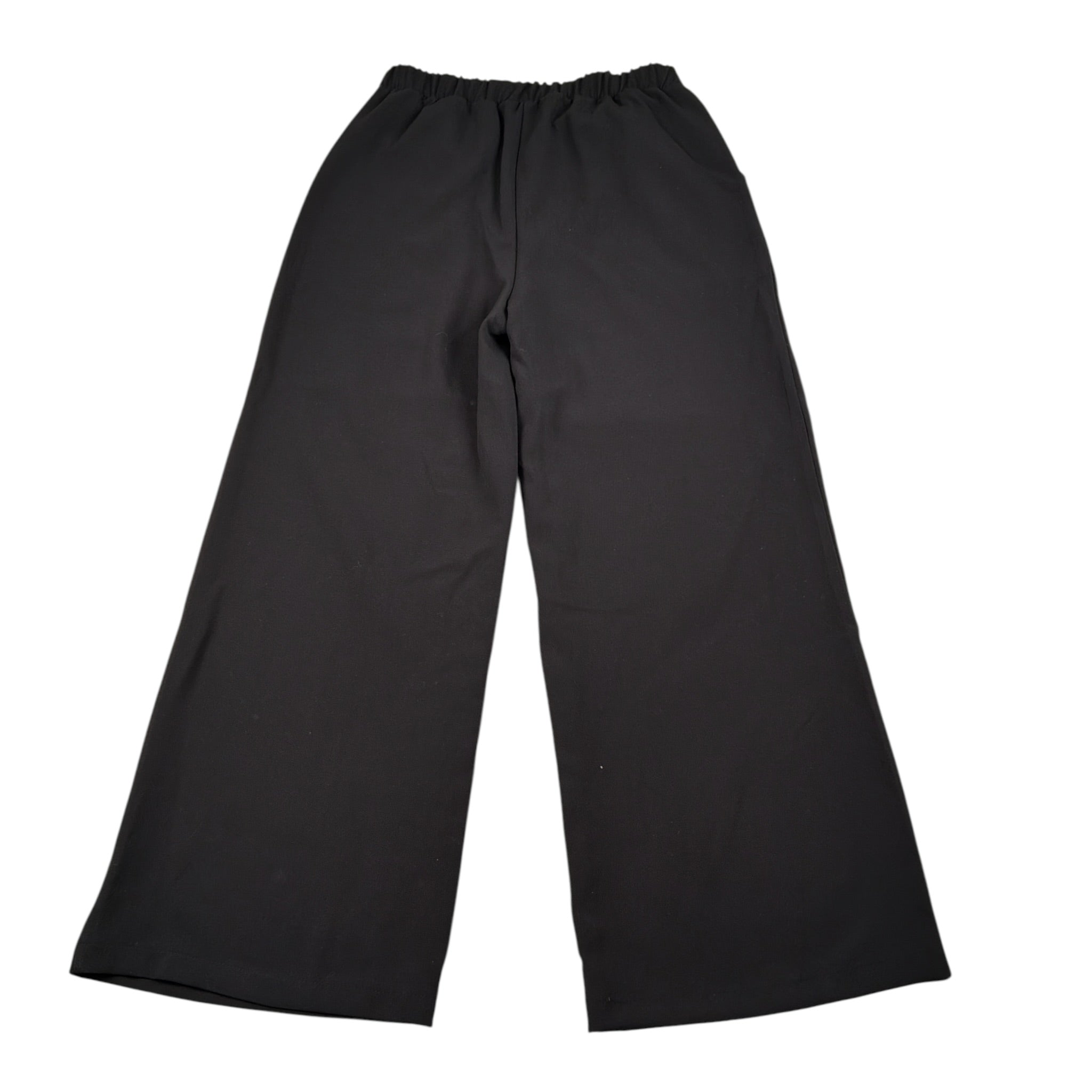 Dixie Pantalone tinta unita Modello Palazzo Nero per Bambina PE69132G799 NERO DIXIE 