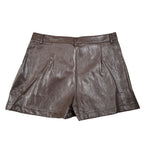 Dixie Short In Ecopelle tinta unita Marrone per Bambina RB09200G79 MARRONE DIXIE 